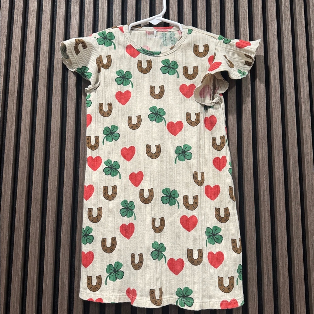 Mini rodini heart clover shoe horn 4-5 dress